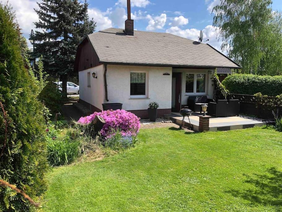 Gemuetlicher Bungalow In Cottbus - Sielow Dış mekan fotoğraf